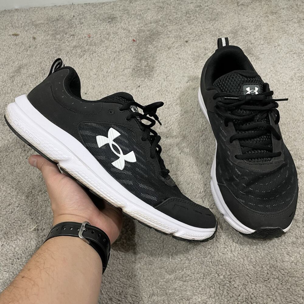 Under Armour Charged Assert 10 Running Shoes Men’s Size 12 Black 3026175-001